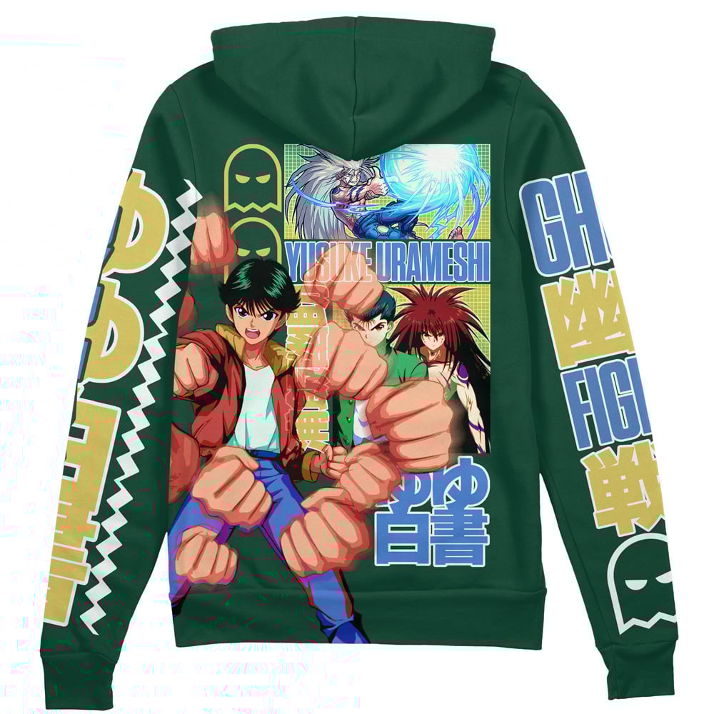 Yusuke Urameshi V3 Yuyu Hakusho Streetwear Zip Hoodie Jacket