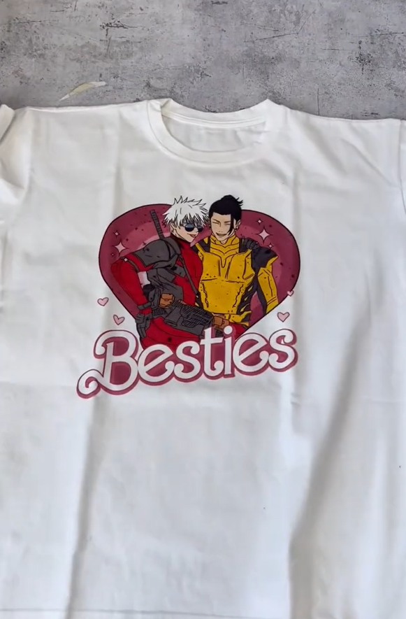Besties Gojo Geto T Shirt - Kurodrip