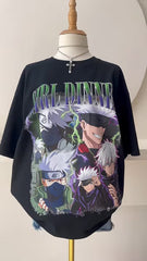 Kakashi Gojo Girl Dinner T Shirt - Kurodrip