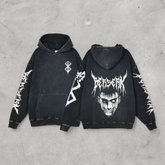 Berserk - RAGE 2-Sided Vintage Oversized Hoodie - Kurodrip