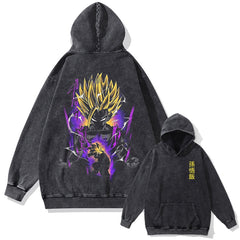 Kurodrip "Gohan" 2-Sided Vintage Oversized Hoodie