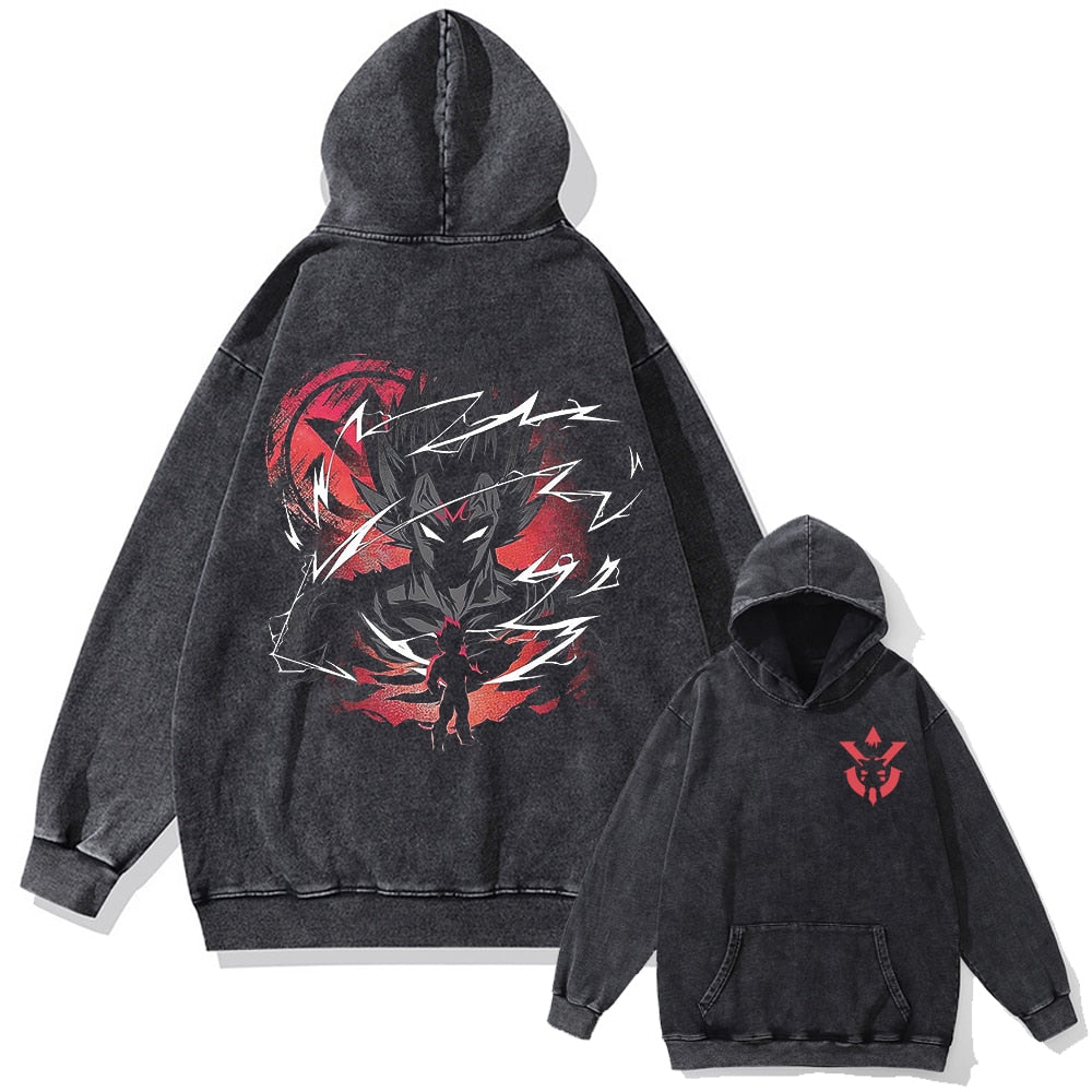 Kurodrip "Vegeta" 2-Sided Vintage Oversized Hoodie