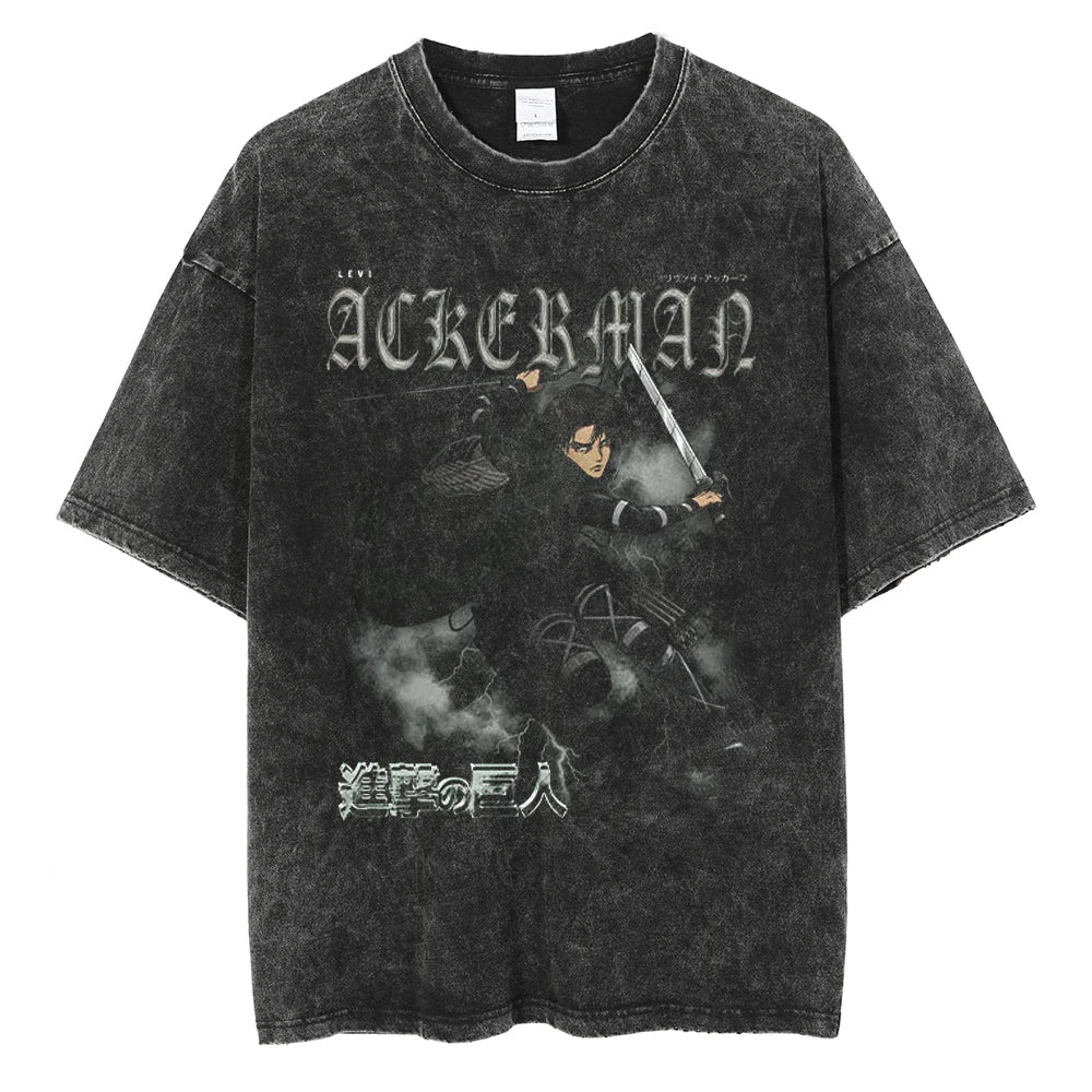 Kurodrip "Levi V2" Vintage Oversized T Shirt