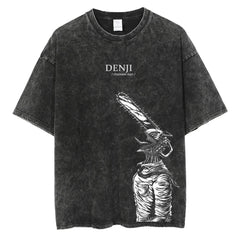 Kurodrip "Chainsaw Devil" Vintage Oversized T Shirt
