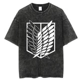 Kurodrip "Survey Corps" Vintage Oversized T Shirt