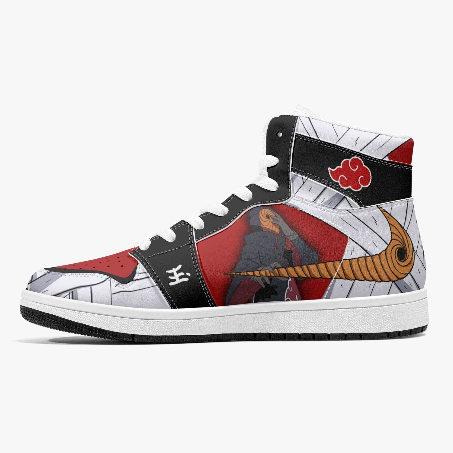 Obito Tobi Clan Reveal Ninja Mid 1 Basketball Shoes
