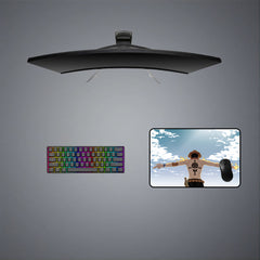 One Piece Ace Design M-XXL Size Gaming Mouse Pad, Computer Desk Mat