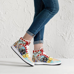 One Piece Characters Mid 1 Basketball Shoes