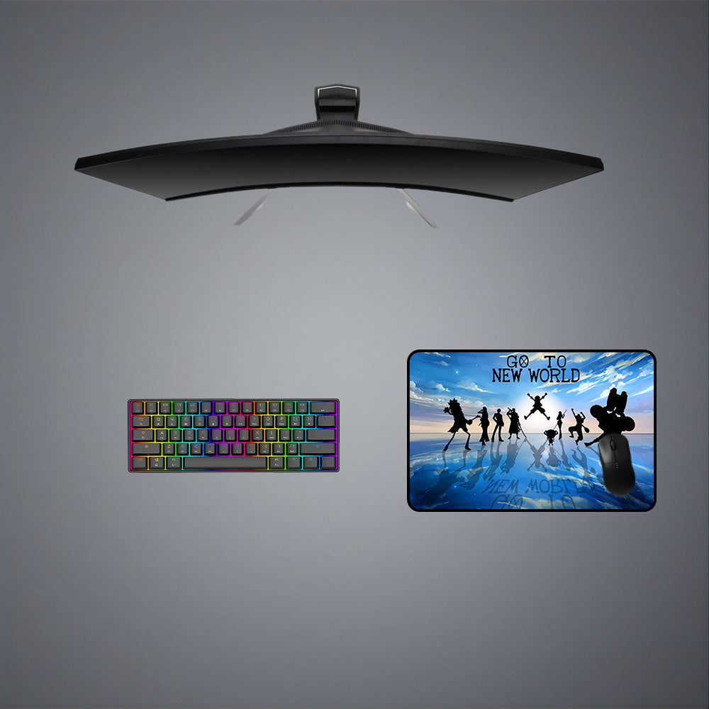One Piece New World Design M-XXL Size Gaming Mouse Pad, Computer Desk Mat
