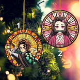 Anime Dual Ornaments: Sword-Wielding Demon Slayer Ornament Anime Ornaments - Kurodrip