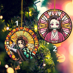 Anime Dual Ornaments: Sword-Wielding Demon Slayer Ornament Anime Ornaments - Kurodrip