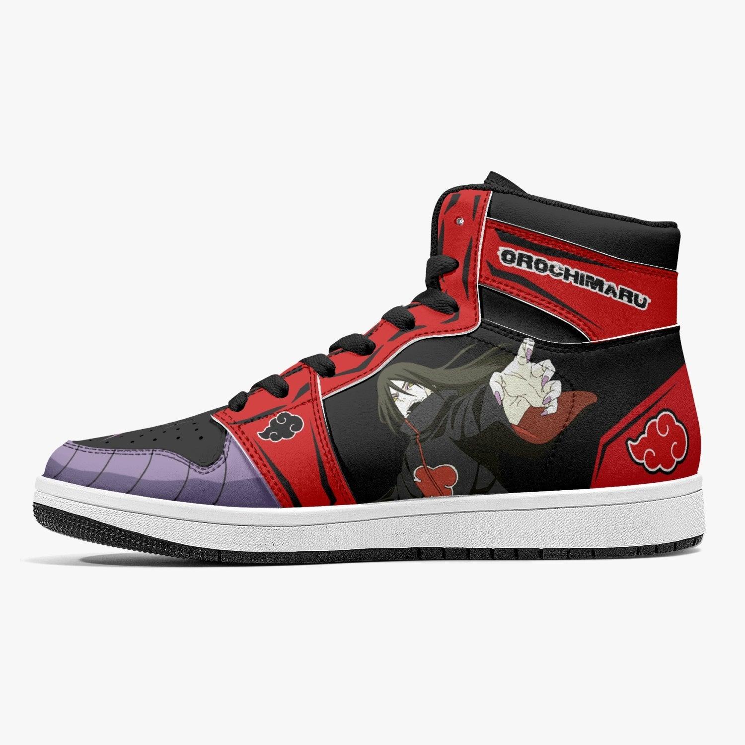 Orochimaru Red Cloud Ninja Mid 1 Basketball Shoes
