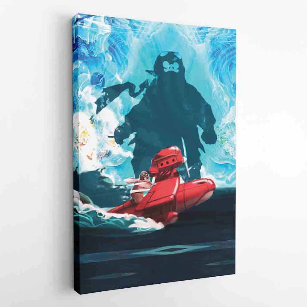 Porco Rosso Studio Ghibli Canvas Print Wall Art - Kurodrip