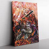 Quest of Guts Berserk Vertical Canvas Print Wall Art - Kurodrip