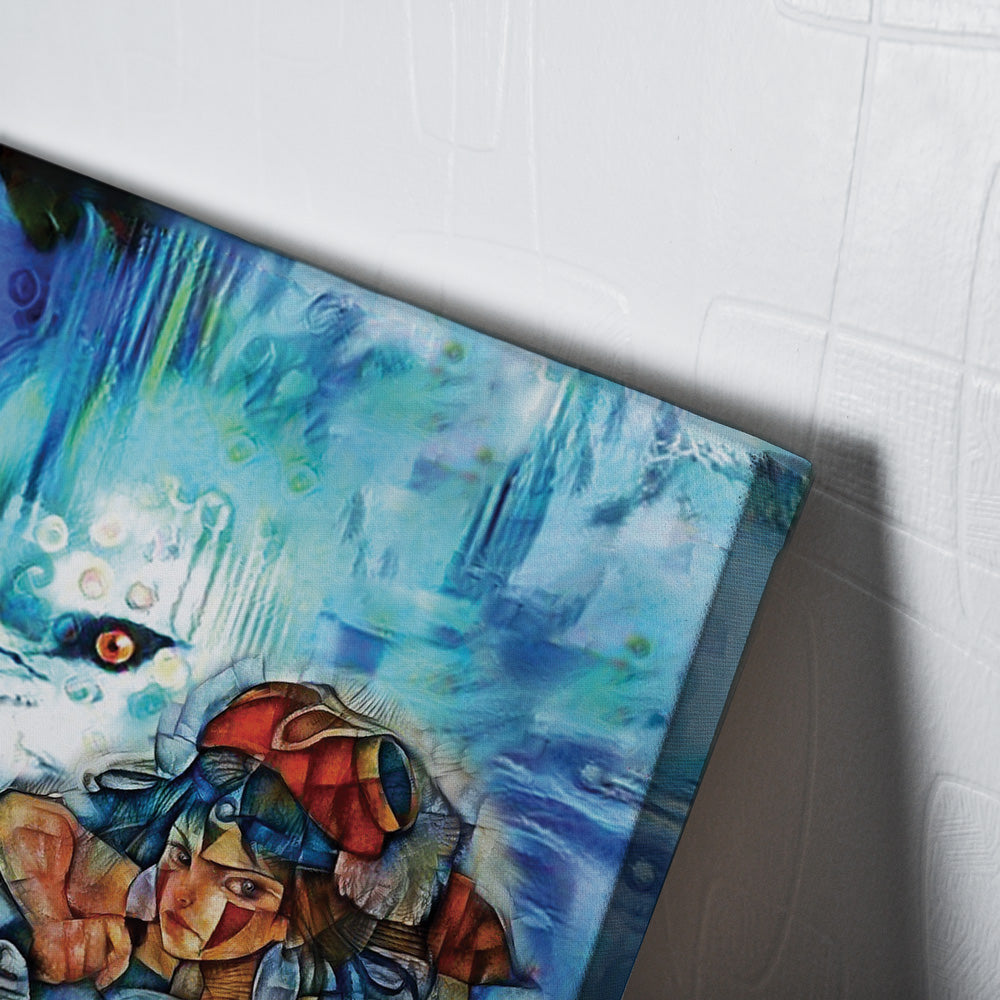 Raging Princess Mononoke Studio Ghibli Canvas Print Wall Art - Kurodrip