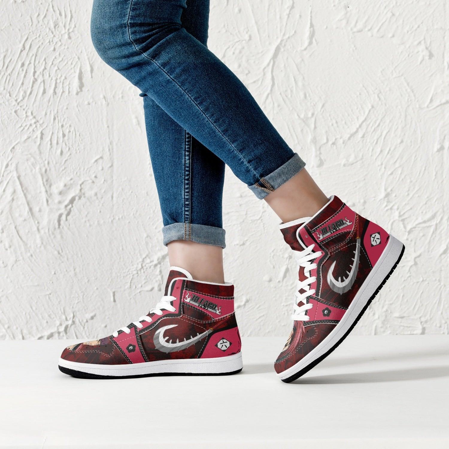 Renji Abarai Bleach Mid 1 Basketball Shoes