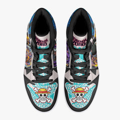 Roronoa Zoro Dressrosa One Piece Mid 1 Basketball Shoes