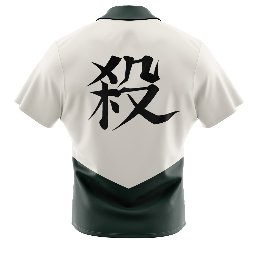 Sanemi Shinazugawa Demon Slayer Button Up Hawaiian Shirt