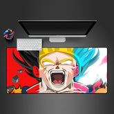 Son Goku Transformations Size Gaming Mouse Pad - Kurodrip