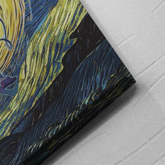 Spirited Away Starry Night Studio Ghibli Canvas Print Wall Art - Kurodrip
