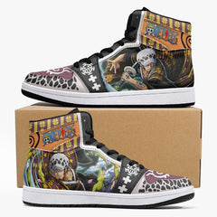 Trafalgar D. Law Wano One Piece Mid 1 Basketball Shoes