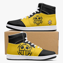 Trafalgar D. Water Law One Piece Mid 1 Basketball Shoes