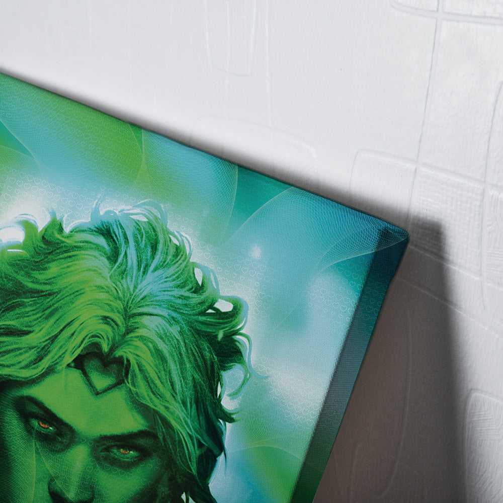 Trippy Auratic Dio Jojo's Bizarre Adventure Canvas Print Wall Art - Kurodrip