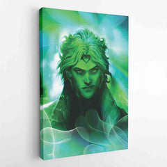 Trippy Auratic Dio Jojo's Bizarre Adventure Canvas Print Wall Art - Kurodrip