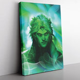 Trippy Auratic Dio Jojo's Bizarre Adventure Canvas Print Wall Art - Kurodrip
