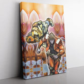 Trippy Dio Jojo's Bizarre Adventure Canvas Print Wall Art - Kurodrip