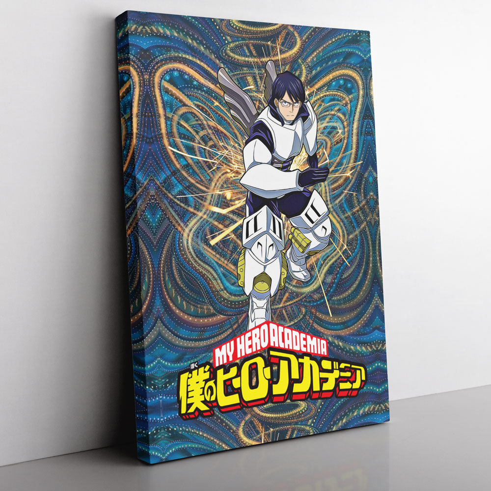 Trippy Engine Ida Tenya My Hero Academia Canvas Print Wall Art - Kurodrip