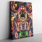 Trippy Gon Freecss Hunter X Hunter Canvas Print Wall Art - Kurodrip