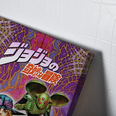 Trippy Gyro Zeppeli Ball Breaker Jojo's Bizarre Adventure Canvas Print Wall Art - Kurodrip