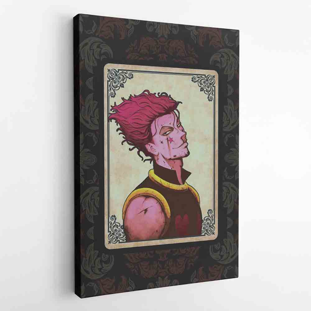 Trippy Hypnotic Eye Hisoka Hunter X Hunter Canvas Print Wall Art - Kurodrip
