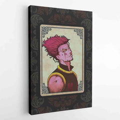 Trippy Hypnotic Eye Hisoka Hunter X Hunter Canvas Print Wall Art - Kurodrip