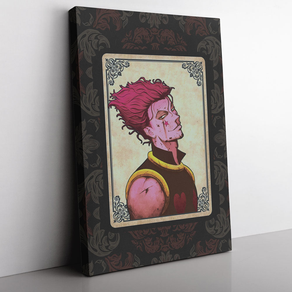 Trippy Hypnotic Eye Hisoka Hunter X Hunter Canvas Print Wall Art - Kurodrip