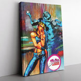 Trippy Jolyne Cujoh Stone Ocean Jojo's Bizarre Adventure Canvas Print Wall Art - Kurodrip