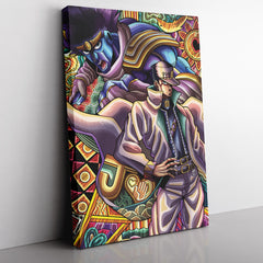 Trippy Jotaro Kujo JoJo's Bizarre Adventure Canvas Print Wall Art - Kurodrip