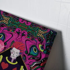 Trippy Mystic Faces Hisoka Hunter X Hunter Canvas Print Wall Art - Kurodrip
