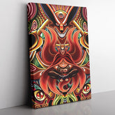 Trippy Naruto Baryon Mode Boruto Vertical Canvas Print Wall Art - Kurodrip