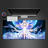 Usagi In Space Size Gaming Mouse Pad,