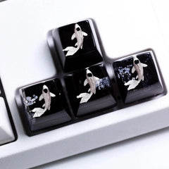 Yin Yang Koi Keycap - Kurodrip