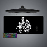 Yu Yu Hakusho Black & White Size Gaming Mouse Pad,