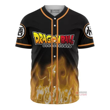 3D AnimeGoku Custom Fandom - Dragon Ball Baseball Tee - Kurodrip