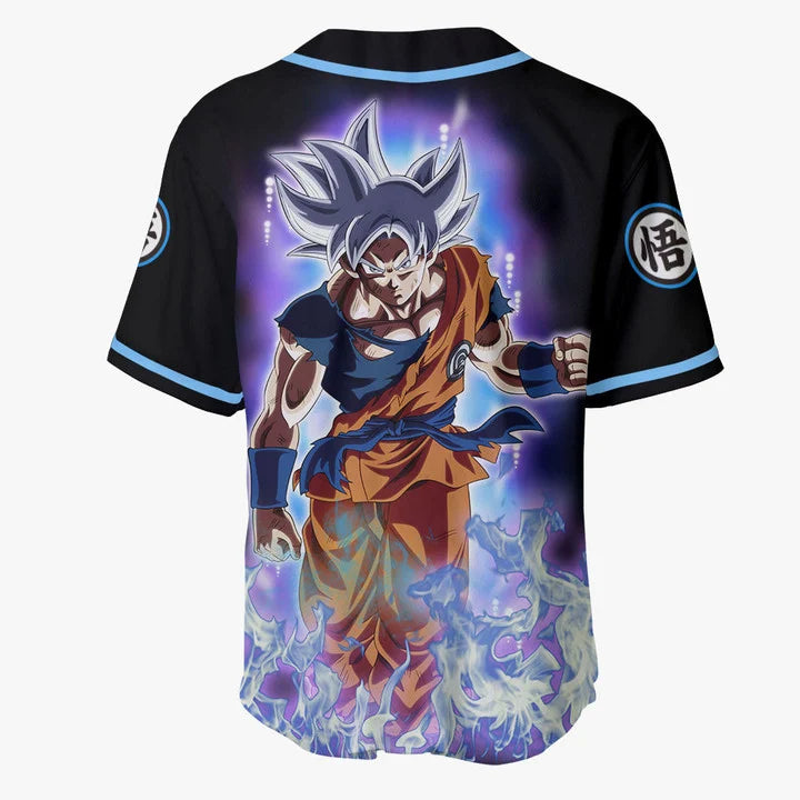 3D Anime Vegeta Fighter Blue Fire Custom Fandom - Dragon Ball Baseball Tee - Kurodrip