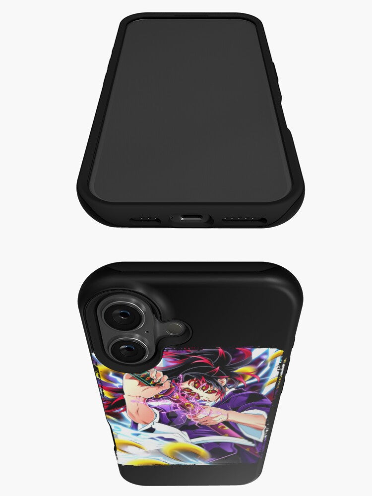 Kurodrip "Kokushibo Upper Moon One" Demon Slayer Infinity Arc iPhone 116 Phone Case