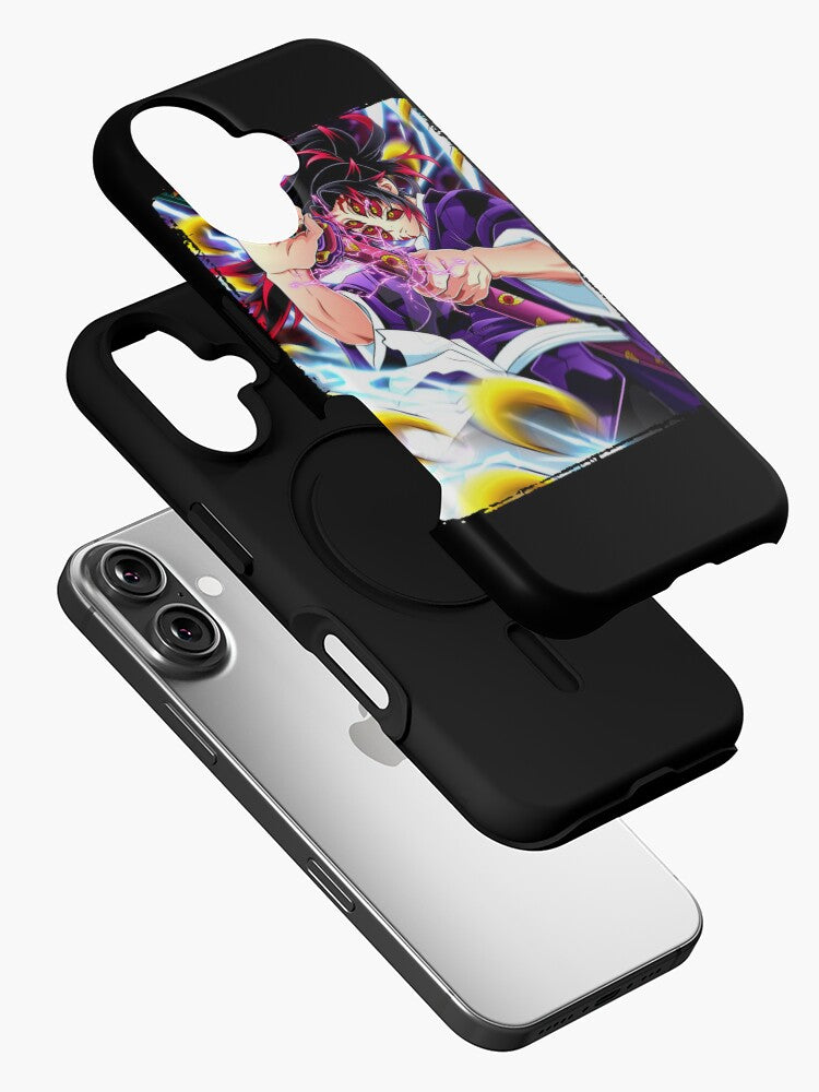 Kurodrip "Kokushibo Upper Moon One" Demon Slayer Infinity Arc iPhone 116 Phone Case
