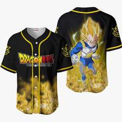 3D Anime Vegeta Super Saiyan Custom Fandom - Dragon Ball Baseball Tee - Kurodrip
