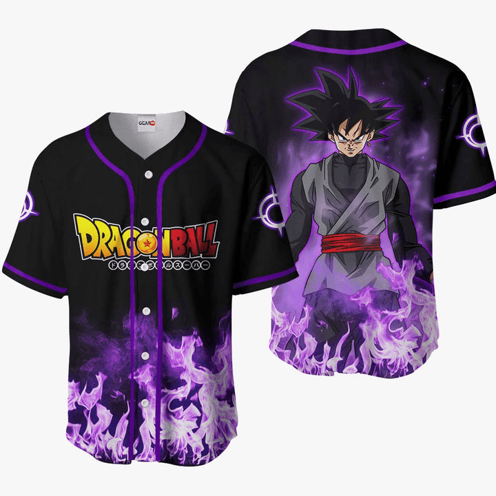 3D Anime Goku Black Custom Fandom - Dragon Ball Baseball Tee - Kurodrip