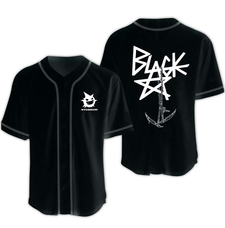 Blackstar X Chain-Scythe - Soul Eater Baseball Jersey - Kurodrip